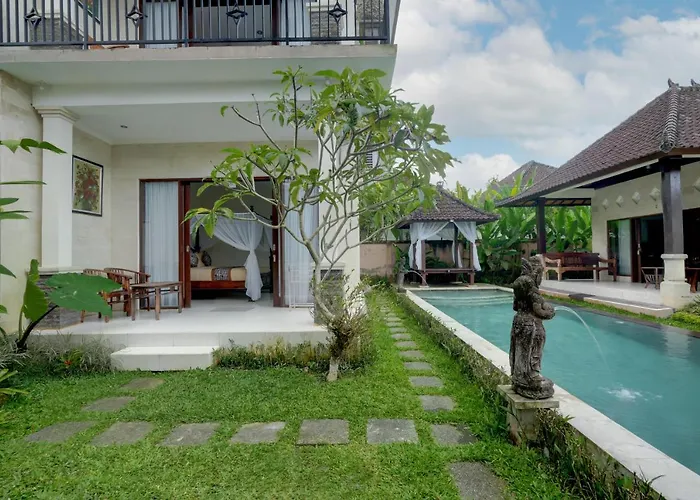 Queen Bisma Villa - 6Br Villa - 10 Min Walking To Ubud Center